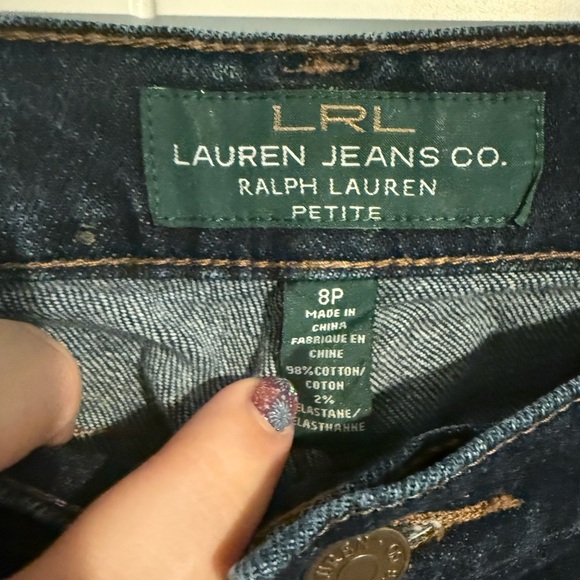 Ralph Lauren size 8 Petite Denim Jeans - Picture 2 of 5